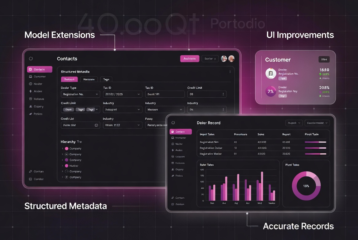 Odoo Custom Contact Fields